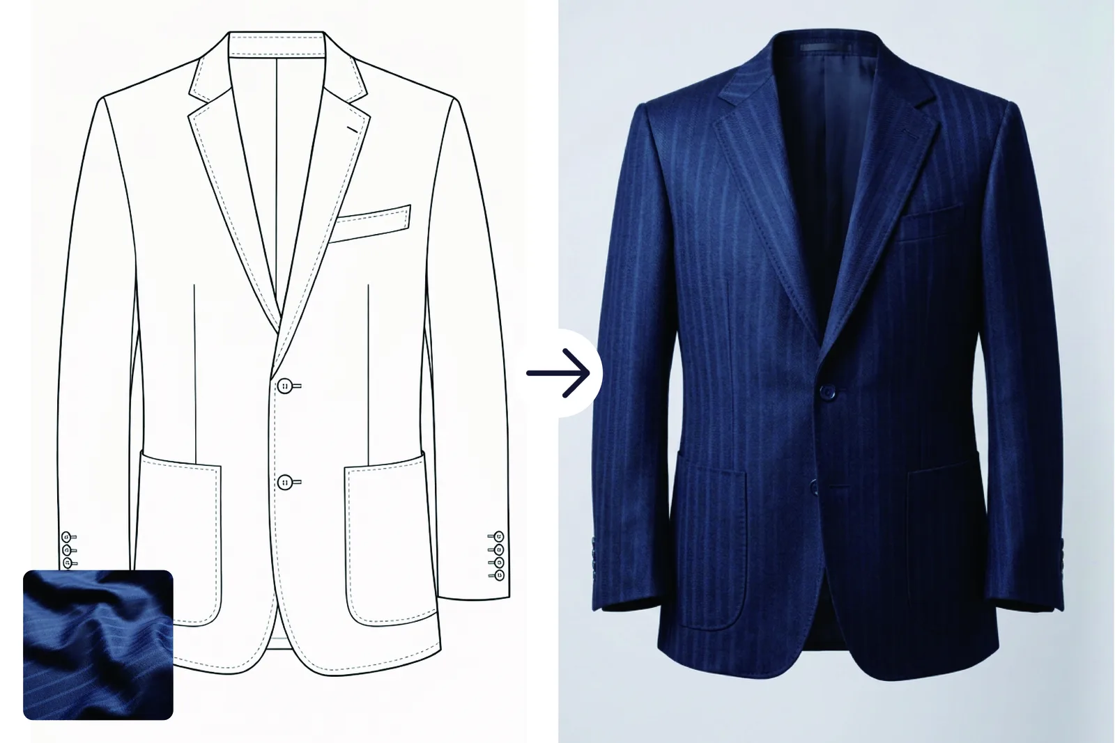 Flat Sketch Fabric reference image