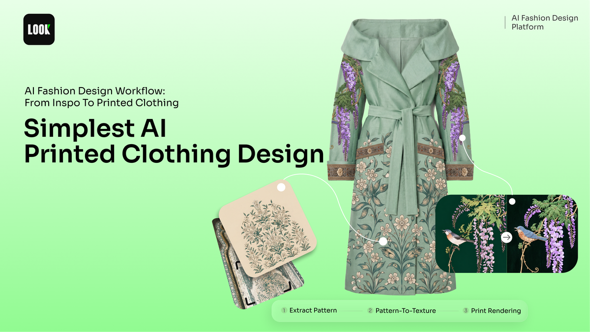 AI Printed Clothing Design Workflow