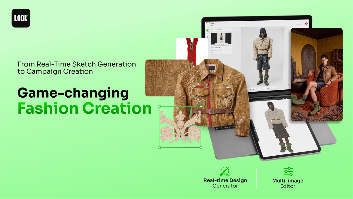 AI Fashion Design Workflow: From Real-Time Sketch Generation to Campaign Creation